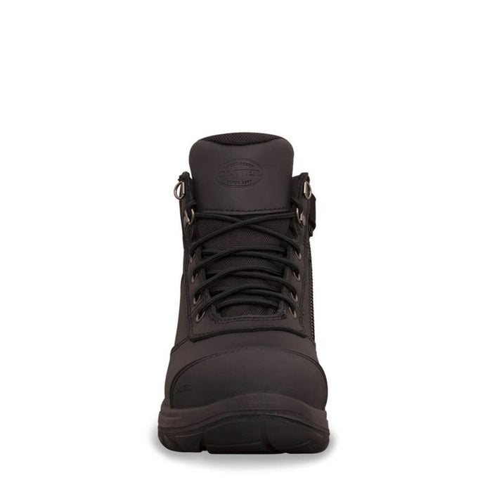 Oliver 34660 Ankle Boot Zip/lace Up Bump Cap