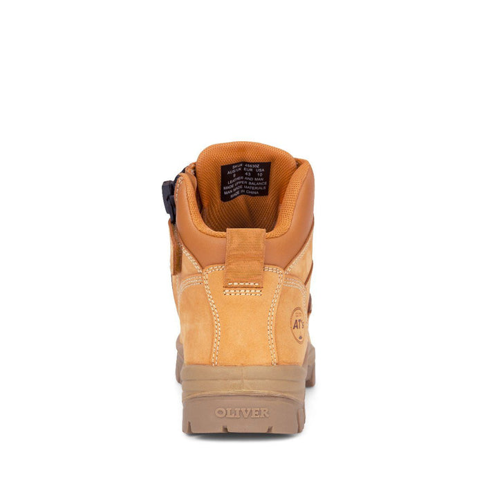 Oliver 45630z L/u Zip Comp Toe Safety Boot