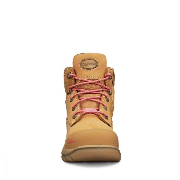 Oliver 49432z Ladies Wheat Zip Safety Boot