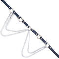 Open Hearts Double Chain Black Belt - Hearts Chains Black Belt / Black / One size - Women’s Belts