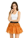Orange Ladies Satin Tutu Skirts
thefancydress