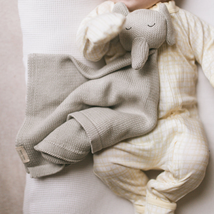 Organic Knit Toy - Ellie Elephant