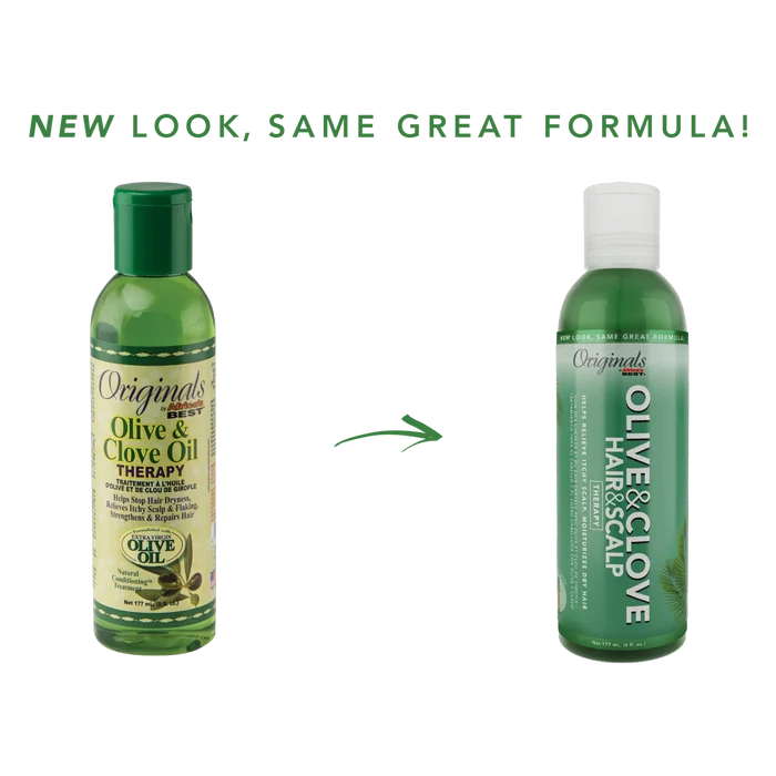 Originals by Africa's Best Olive & Clove Hair & Scalp Oil Therapy 6oz