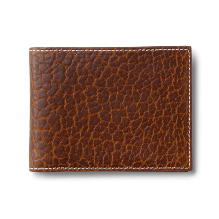Orvis Tucson Bison Billfold Orvis Cognac Wallets Rivers and Glen Trading Co