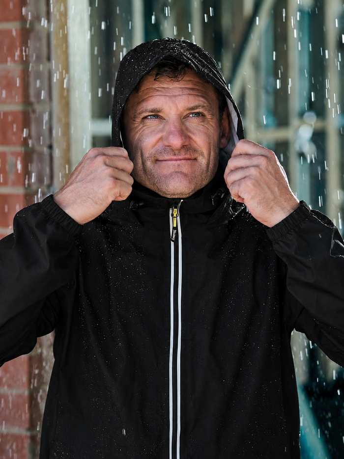 Packable Lightweight Ripstop Rain Jacket with Hood