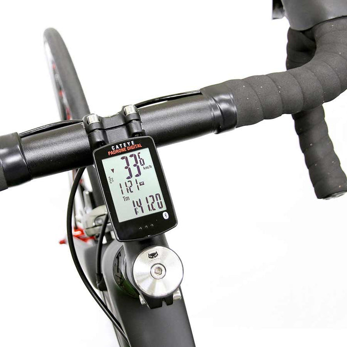 CatEye, Padrone Digital, Computer, GPS: No, HR: Optional, Cadence: Optional, Black