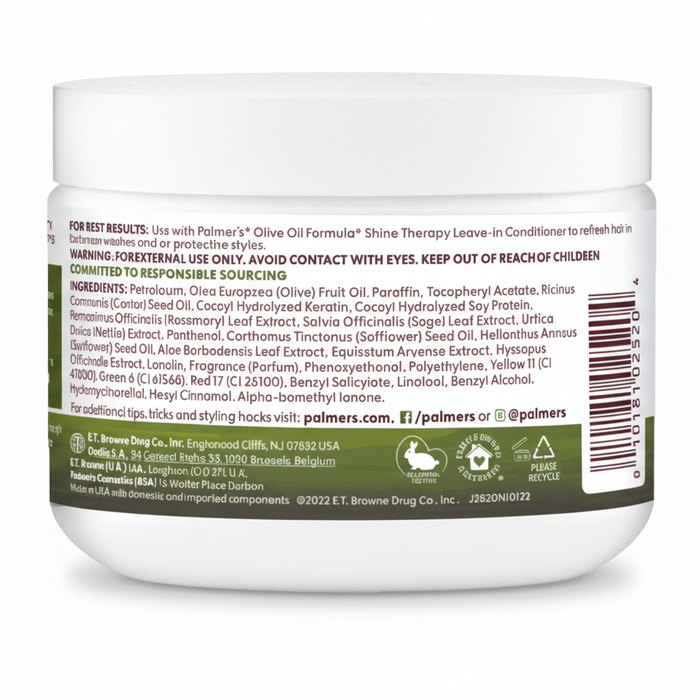 Palmer's Olive Oil Formula Shine Therapy Olive Oil Gro Therapy 8.8oz