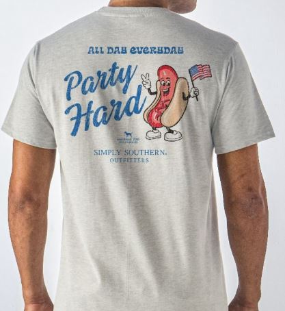 Party Hard Hot Dog S/S Tee