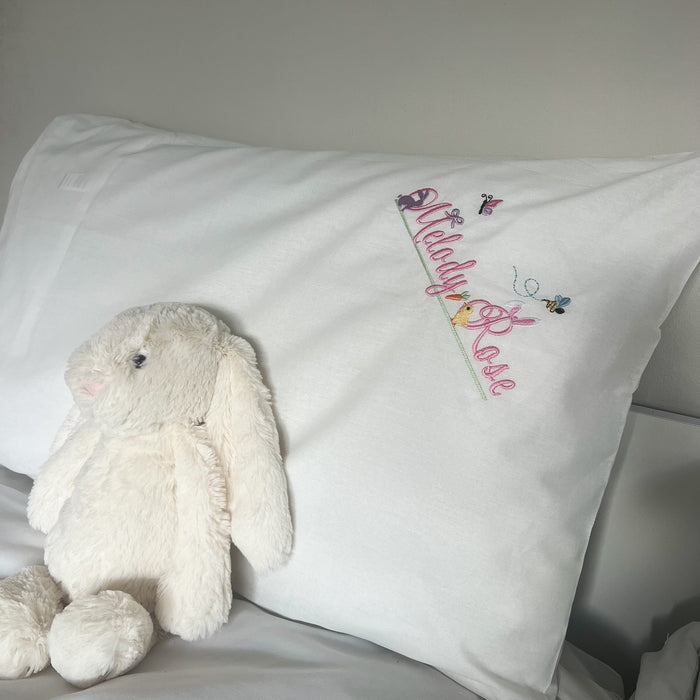 Pastel Spring Easter Pillowcase