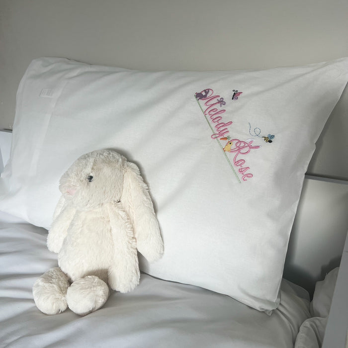 Pastel Spring Easter Pillowcase