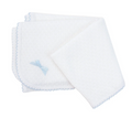 Paty Knit Blanket-Blue