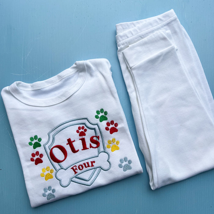Paw Patrol Inspired Birthday Pyjamas
