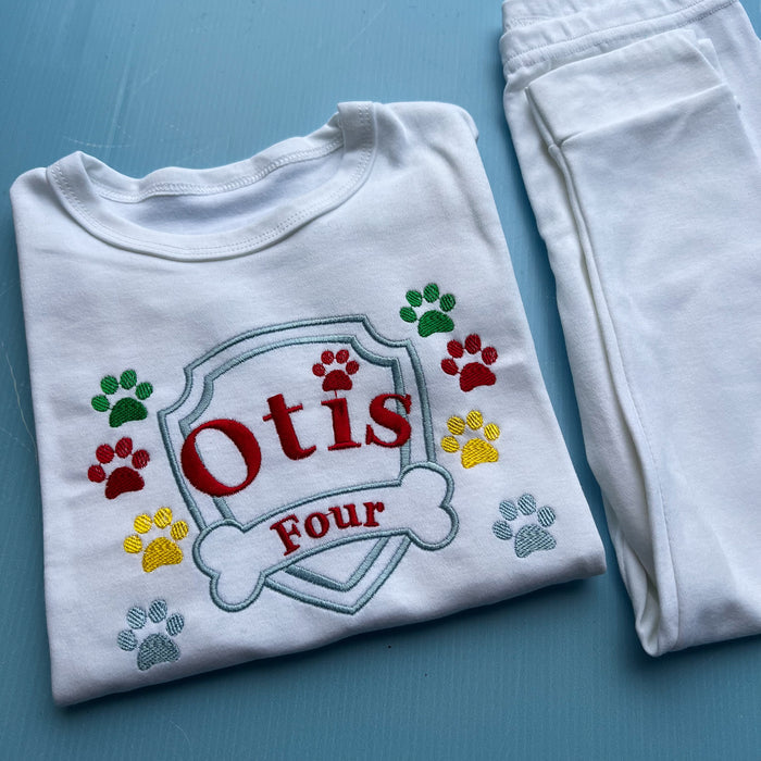 Paw Patrol Inspired Birthday Pyjamas