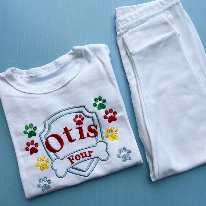 Paw Patrol Inspired Birthday Pyjamas