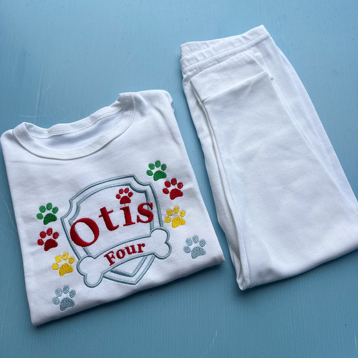 Paw Patrol Inspired Birthday Pyjamas