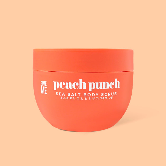 Peach Punch Sea Salt Body Scrub - Give Me Cosmetics