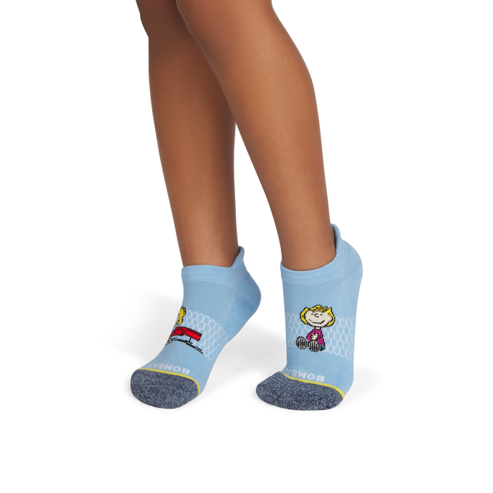 Peanuts x Bombas: Youth Ankle Sock 4-Pack Gift Box