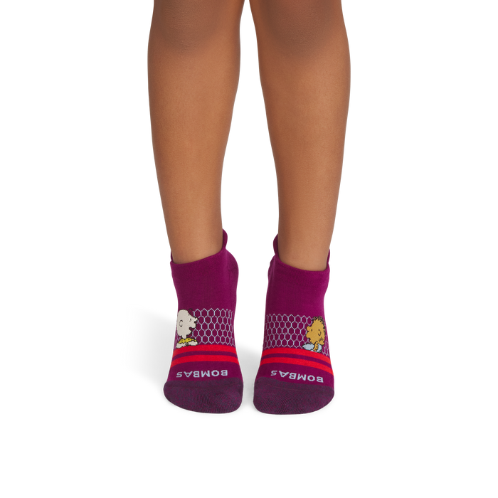 Peanuts x Bombas: Youth Ankle Sock 4-Pack Gift Box