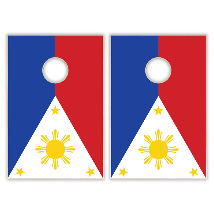 Phillippines Flag Tailgate Cornhole Set