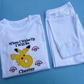 Pikatchu Inspired Birthday Pyjamas