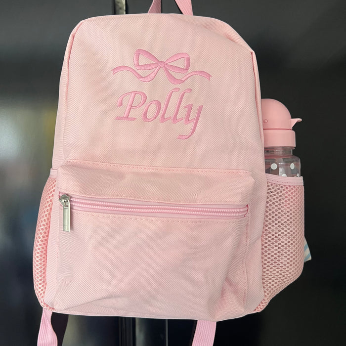Pink Rucksack with Bow