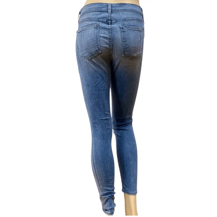 Pistola Mid Rise Distressed Skinny Jeans