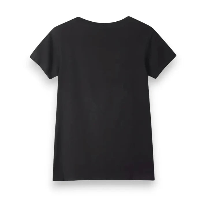 Women's Plus Size Black Diamond Feather Graphic T-Shirt / 5 XL