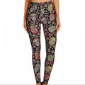 Plus Size High Waist Skulls Leggings