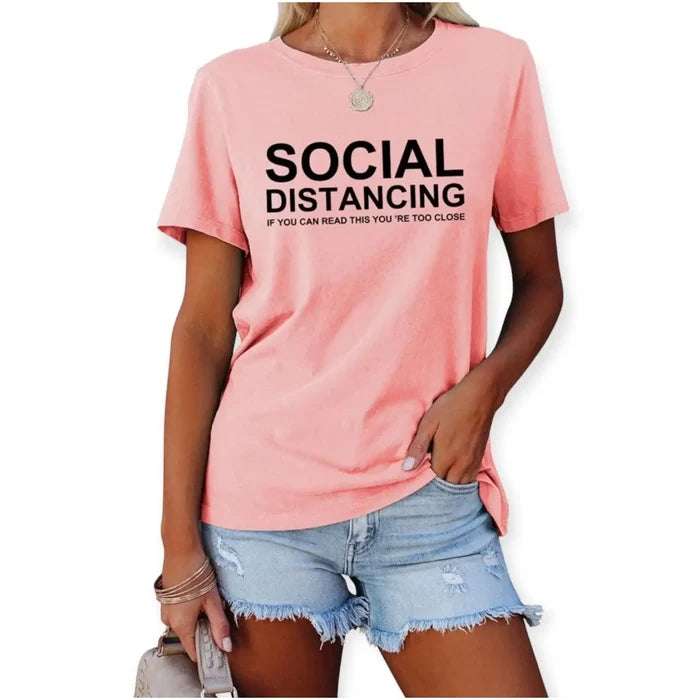 Women's Plus Size Pink Graphic Tee