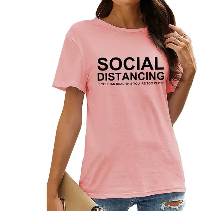 Women's Plus Size Pink Graphic Tee
