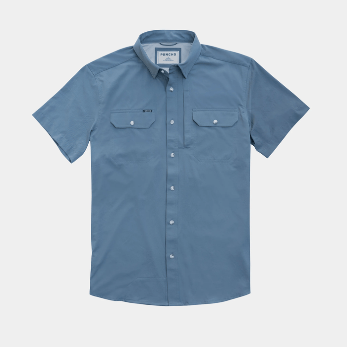 Poncho The Ahi Poncho Men's Short Sleeve Button Down Shirts Rivers and Glen Trading Co