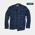 Poncho The Blue Goose Poncho Men's Long Sleeve Button Down Shirts Rivers and Glen Trading Co