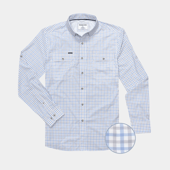 Poncho The Catfish Poncho Men's Short Sleeve Button Down Shirts Rivers and Glen Trading Co