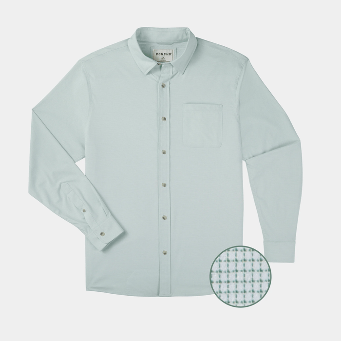 Poncho The Frog Leg Poncho Men's Long Sleeve Button Down Shirts Rivers and Glen Trading Co