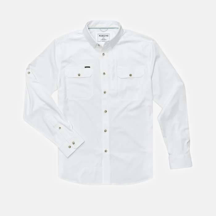 Poncho The Iceman Poncho Men's Long Sleeve Button Down Shirts Rivers and Glen Trading Co