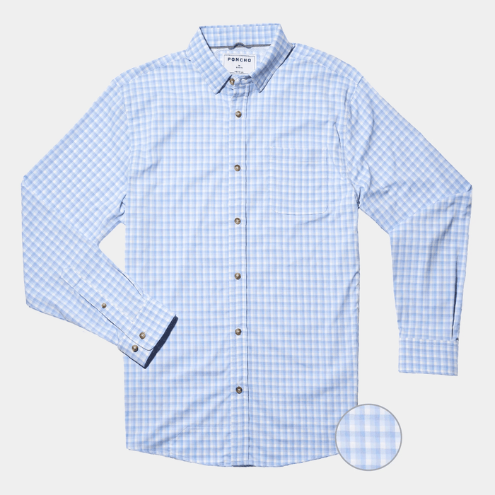 Poncho The Kingfish Poncho Men's Long Sleeve Button Down Shirts Rivers and Glen Trading Co