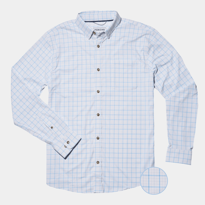 Poncho The Panga Poncho Men's Long Sleeve Button Down Shirts Rivers and Glen Trading Co