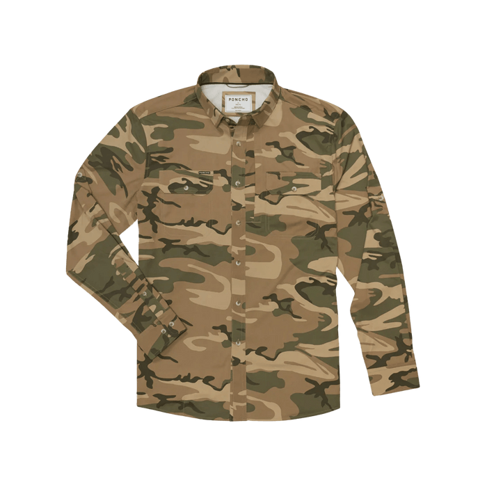 Poncho The San Juan Poncho Men's Long Sleeve Button Down Shirts Rivers and Glen Trading Co