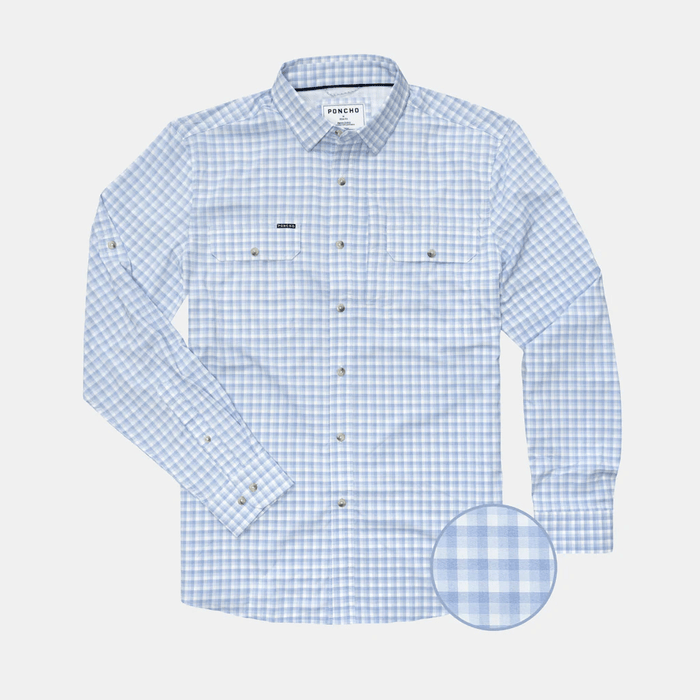 Poncho The Wahoo Poncho Men's Long Sleeve Button Down Shirts Rivers and Glen Trading Co