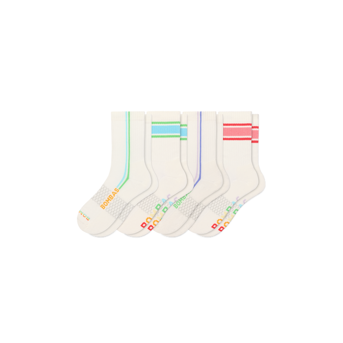 Pride Half Calf Sock 4-Pack