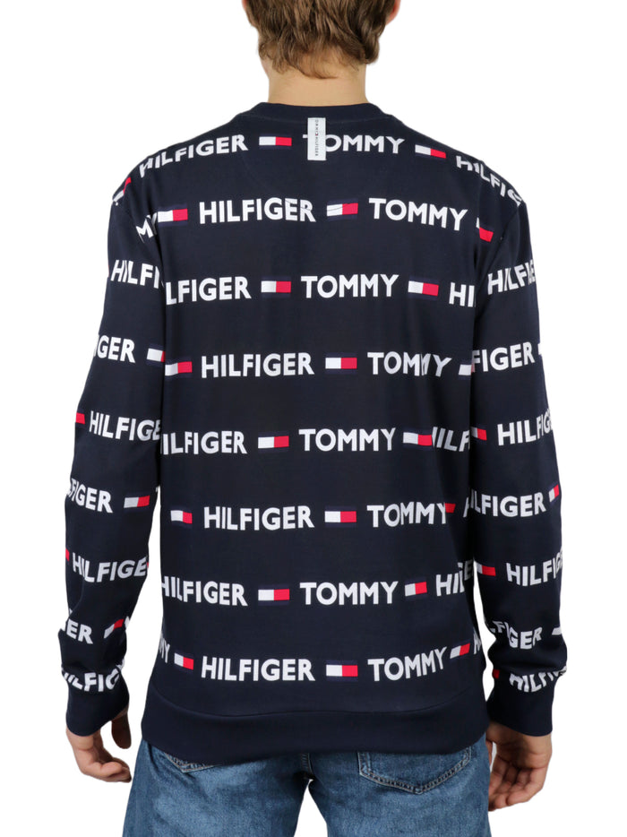 Printed Long Sleeves Crewneck