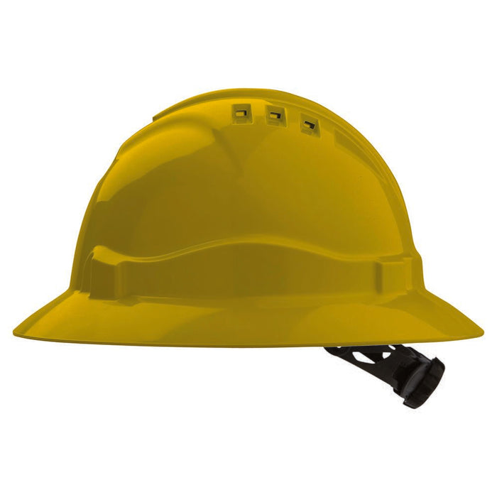 Pro Choice V6 Hard Hat Full Brim Vented Ratchet Harness