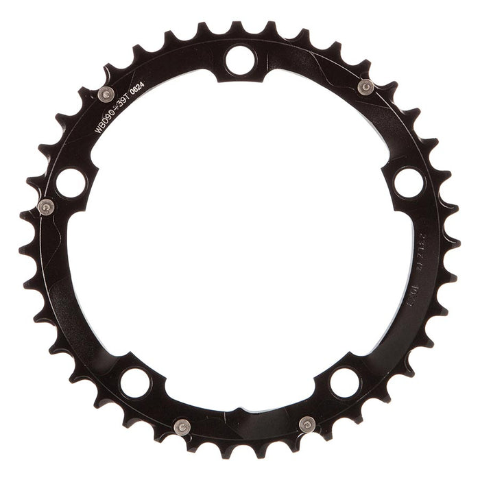 FSA, 39T, 10sp., BCD: 130mm, 5 Bolts, Inner Chainring, For Road triple, Aluminum, Black, 370-0239