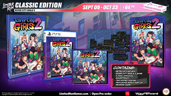 PS5 Limited Run #34: River City Girls 2 Classic Edition