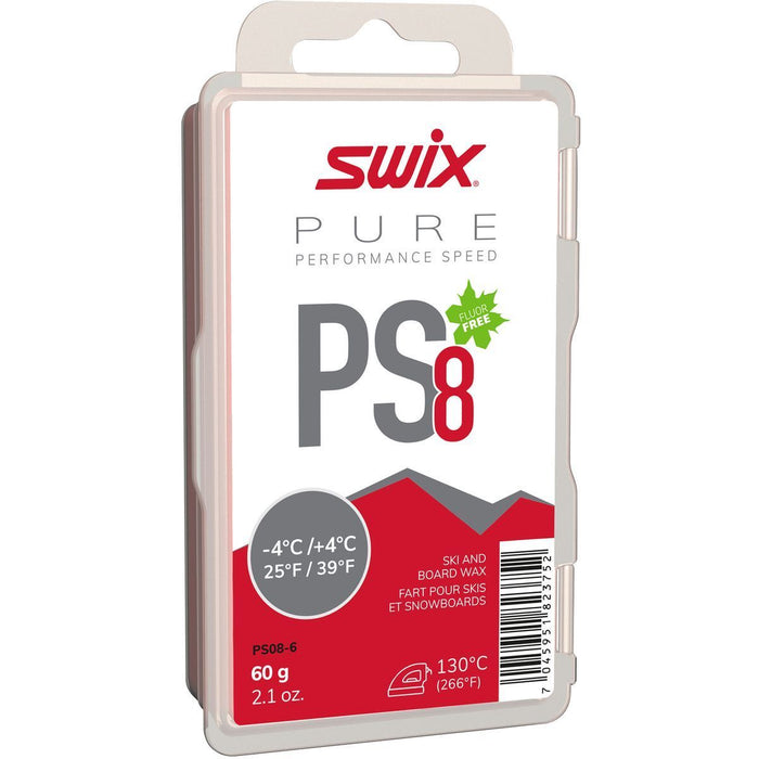 PS8 Red glide wax, -4°C/+4°C 60g