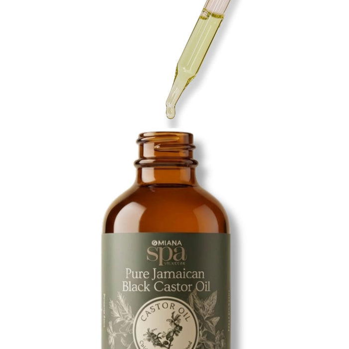 Omiana Natural Cosmetics Oil Pure Jamaican Black Castor Oil – Cold-Pressed, Unrefined Moisture Oil for Hair, Scalp & Skin