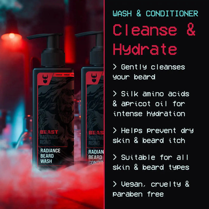 Beast Collection Beard Wash and Conditioner, image 2. The Beard Struggle