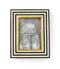 Rajiva Black & Cream  5" x 7" Picture Frame