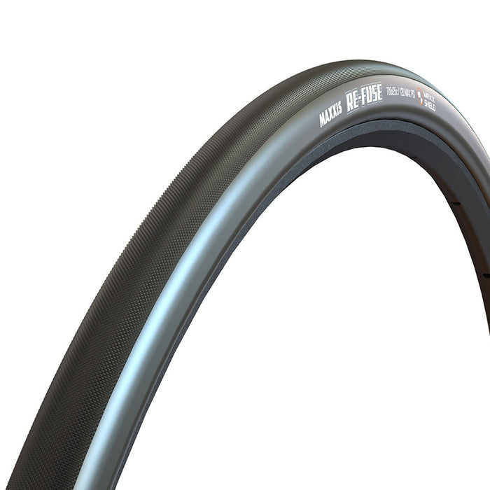 Maxxis, Re-Fuse, Road Tire, 700x32C, Folding, Tubeless Ready, Dual, MaxxShield, 60TPI, Black