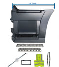 Rear Step Side Fairing Pane with steps Driver 29" 2004-2017 Volvo VNL